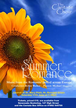 Poster for June Concert - A Summer Romance