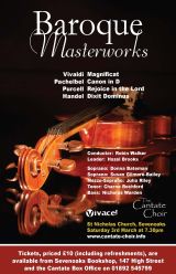 Poster for March Concert - Baroque Masterworks