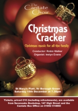 Poster for December 2007 Concert - Christmas Cracker