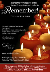Poster for Remember! concert