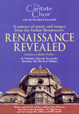 Poster for Renaissance Revealed concert in March 2005