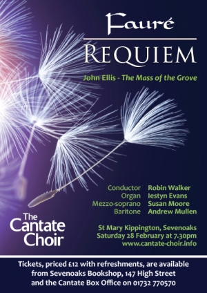 Poster for Faure Requiem concert in February 2015